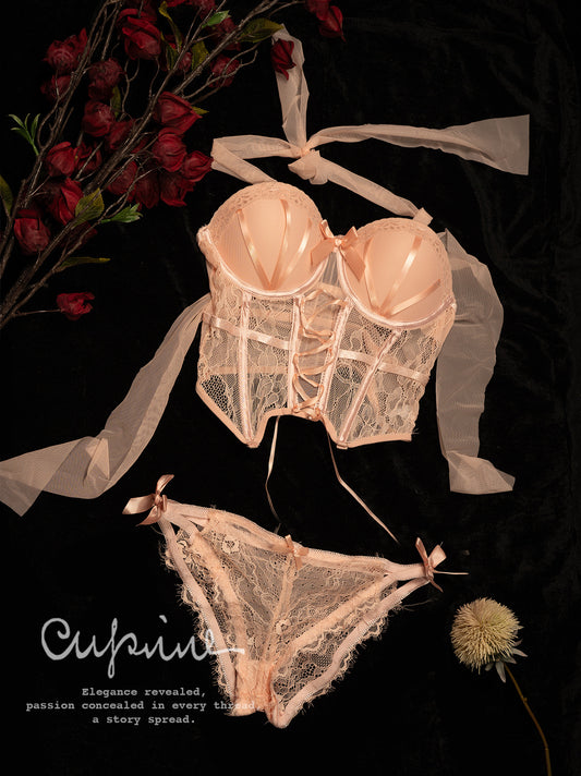 Isadora Lace Corset Set - CUPIVIVE