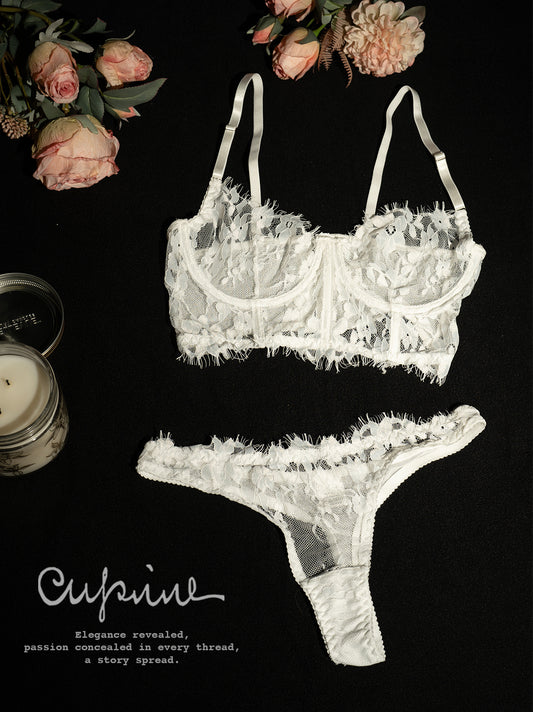 Sophie White Lace Set - CUPIVIVE